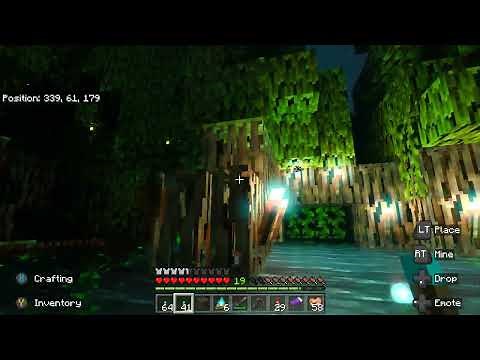 Minecraft Ray Tracing Mangrove Swamp (Kelly's RTX Normals 2.0)