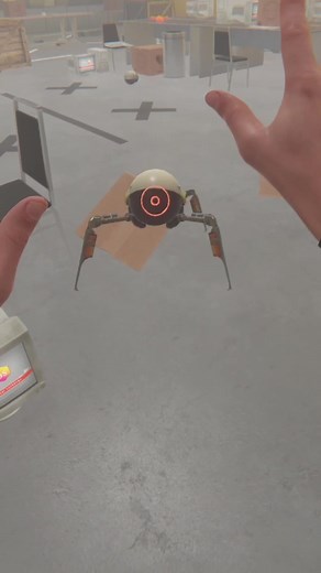 Exploring the Bonelab VR Experience with a CRABLET