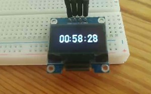 OLED模拟时钟程序—基于u8g2库的模拟时钟例程的改进版（开源）