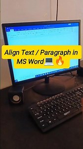 How to Move Any Paragraph Left or Right in MS Word | Easy Alignment Shortcut💻📈✅