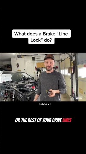 Drag racing 101: what does line lock do ?
