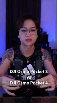 DJI Osmo Pocket 3 vs DJI Osmo Pocket 4 (shorts)