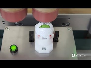 MICROPRINT MS-250 PAD PRINTING MACHINE TOOLED UP FOR 4 COLOR GOLF BALL PRINTING