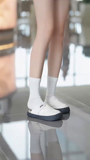 斐乐（FILA） 官方女鞋SMILA摩登拖鞋2025夏季新款元气拖鞋休闲勃肯鞋 豆腐白-TF 38