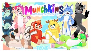 Munchkins - Customisable Low-Poly Furry Base for VRChat