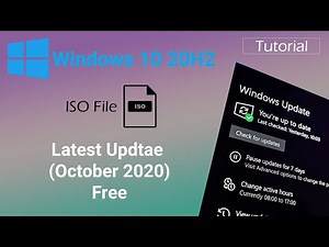 Windows 10 October 2020 Update 20H2 | Download ISO File OFFICIAL!