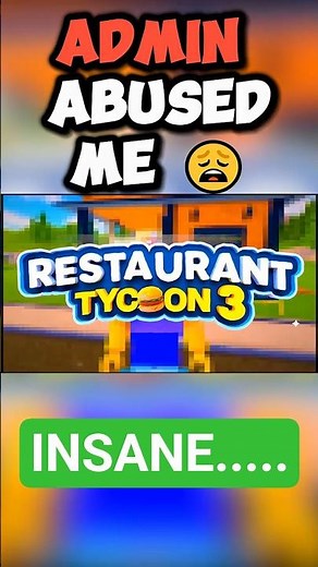 An ADMIN Abused POWERS in My Restaurant (Restaurant Tycoon 3)