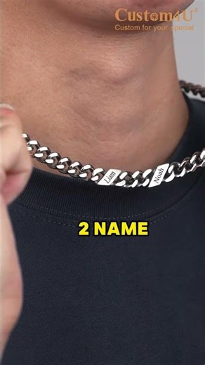 Best Birthday Gift Custom Thick Cuban Name Necklace For Him