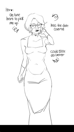 Rafael V on Instagram: "I can’t be the only one who goes crazy for her in this dress 🫠 And she still thinks form fitting dresses don’t suit her, LETS SHOW HER SOME LOVE ꉂ(˵˃ ᗜ ˂˵) p.s. its her birthday, do we cook shrimps or crabs? #skit #couple #animatic #digitalart"