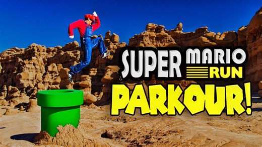 Super Mario Parkour in Real Life! Epic Jumps & Power-Ups 🎮🏃