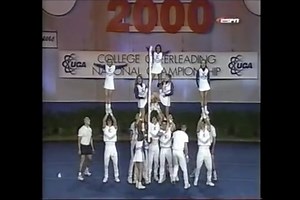 The University of Kentucky cheerleading squad has an impressive record of winning national championships over the years. They secured national titles in the years 1985, 1987-88, 1992, 1995-2002, 2004-06, 2008-10, 2012, 2014, and 2016-19. No other team has won as many national championships as this program. Take a look back at this championship routine from the year 2000: | Cheer Daily
