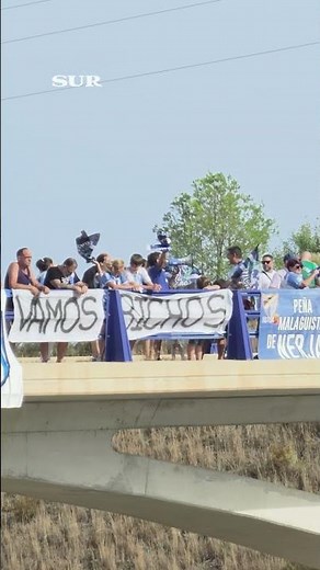 El Málaga, acompañado en la carretera rumbo a Almería