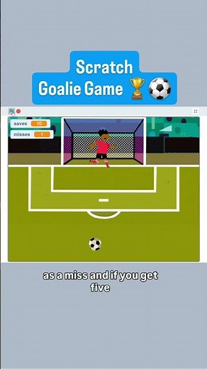 How to create a Football Goalie Game on Scratch. World Cup Scratch Coding Tutorial.