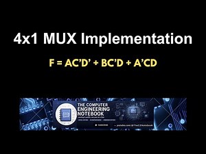 4×1 MUX Boolean Expression Implementation