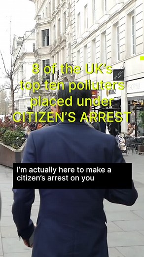 Citizen's Arrest Network on Instagram: "8 of UK’s top polluters placed under citizen’s arrest We confronted 8 CEO’s and executives responsible for millions of times more pollution than the average citizen. Police attended and said they would look into whether a crime of public nuisance had been committed, although no officers handcuffed the CEOs. We have now handed evidence of their crimes to the Crown Prosecution Service and will pursue prosecution. Follow @citizensarrestnet for updates on thei