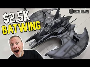 MOST SHOCKING BATMAN COLLECTIBLE EVER? $2.5K Batman 89 Batwing | JAZZINC