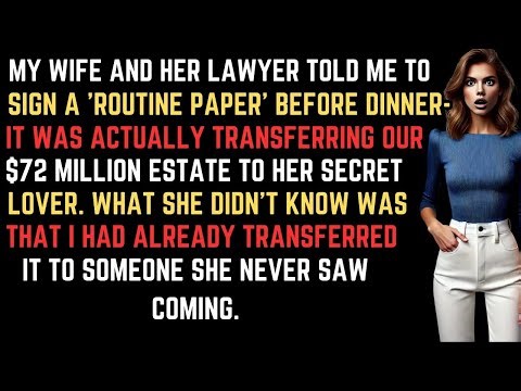 My Wife Said ‘Just Sign The Routine Paper ’ Minutes Later, The $72 Million Transfer Revealed