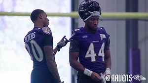 First Look at Marcus Peters at Ravens Practice