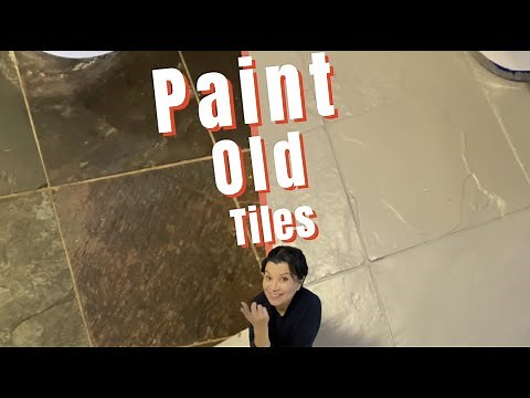 HOW TO PAINT FLOOR TILES DIY🎨 Amazing Transformation of Home Decor on a Budget by Painting Tiles!
