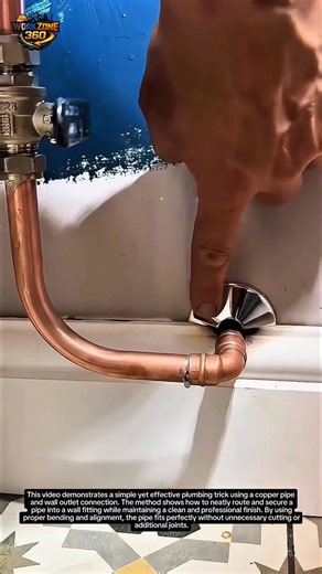 Smart Copper Pipe Trick You Should Know 🔧 | Plumbing Hack That Saves Time & Effort