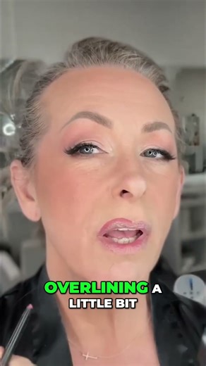 Lip Liner Tips: Easy Overlining Technique! #shorts