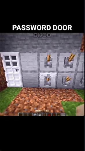 Minecraft password door!