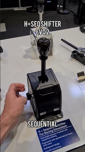 H and Sequential Shifter EVO 2 - ADAC Sim Racing Expo 2024 Demonstration