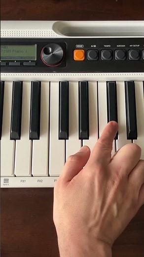 How to play a B minor chord on piano