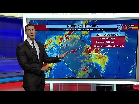 Hurricane Larry intensifies to major Category 3 storm
