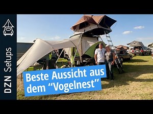 Ausblick aus dem Vogelnest I DZN Setup: Campinganhänger mit Rodin Adventures Dachzelt