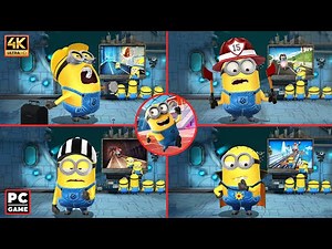 Despicable Me: Minion Rush - All Bosses (Boss Fight) PC 2160P 60 FPS | EP 04