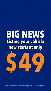105 reactions · 3 comments | Easier, safer and a better value: You can now list your car on Private Seller Exchange starting at $9 (valid for cars under 10K). Disclaimer: Listing fee amounts based on the final asking price for your vehicle, excluding tax, tag, title, registration and any applicable shipping fees. Any changes in your asking price may result in changes in your listing fee. | Autotrader | Facebook