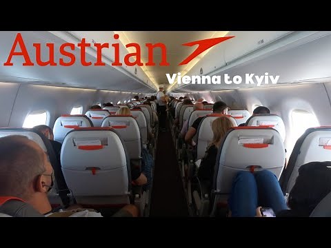 The Austrian Airlines Experience: Embraer 195 Economy from Vienna to Kyiv