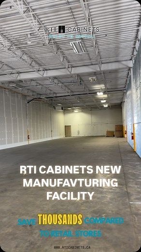 RTI CABINETS - Ready To Install on Instagram: "New RTI CABINETS Manufacturing Facility! #rticabinets"