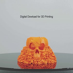 3D Printable Skull Model: Gothic Halloween Decor (STL Digital Download) - Etsy Australia