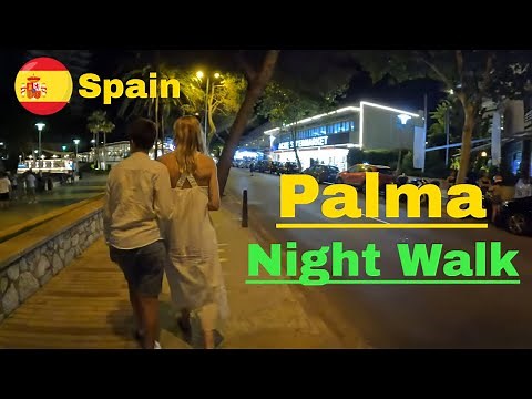 Palmanova Nightlife Mallorca (Majorca) | Spain 2022 | Night Walking Tour 4k