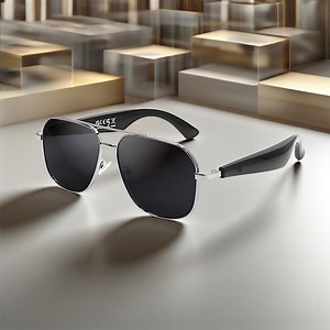 [Hot Item] Bluetooth Smart Glasses Multi-Language Translation Sunglasses Mg15 Ai Smart Glasses