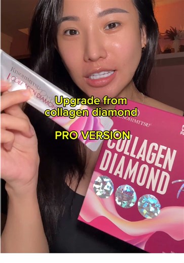 my fav KINOHIMITSU collagen drink - collagen diamond pro Added NMN, quality type 1 collagen, vitamins C, resveratrol for brightening, glowing and clearer skin.