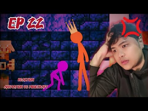 Reaction Animation VS. Minecraft EP 22 แผนการชั่วร้ายของคิงส้มและเจ้าม่วง
