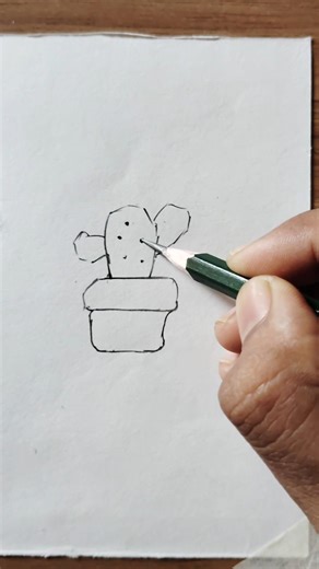 How To Draw a Cactus | Cactus Drawing Easy