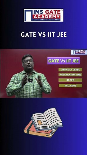 GATE vs. IIT JEE which is tough? #shorts #gate2025 #iitjee