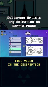 Markiplier beats up Spamton. #garticphone #utdr #deltarune