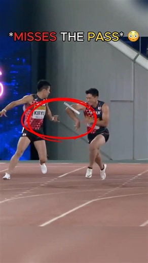 The Greatest Relay Save… And It Didn’t Count 💀 #trackandfield #athletics #relay