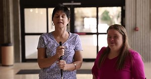 Two Women Disabilities Dancing Lobby Stock Footage Video (100% Royalty-free) 1106574031 | Shutterstock