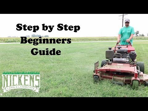 How to run a Walk Behind Mower, Step by Step