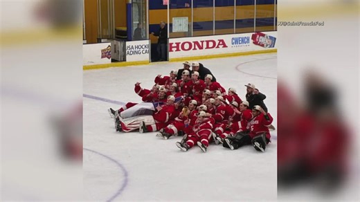 St. Francis prep school's hockey team wins national title
