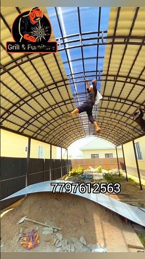 Curved Steel Roof Trusses | Design of Curved Steel. #reels #construction #viral #trending #YouTube