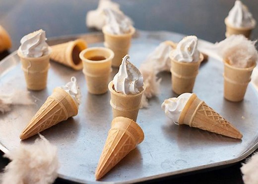 Ces minicornets à l'érable et à la guimauve sont parfaits pour le temps des sucres!