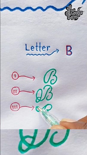 A to Z Calligraphy | Letter 'B' | Classic to Modern Calligraphy | English Alphabet