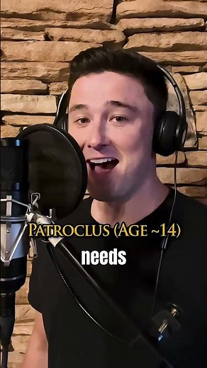 I wrote a song for Achilles and Patroclus as teenagers!